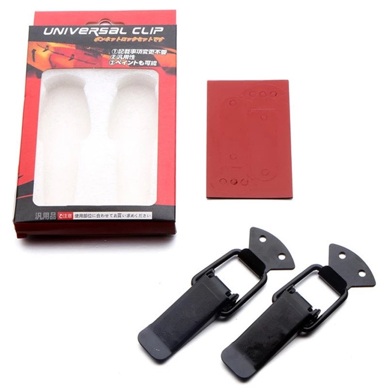 Racing Quick Release Car Bumper Fender Trunk Hatch Lid Fastener Kit , Clip Type Bumper Fastener