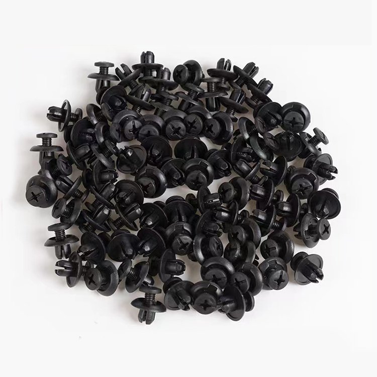 Fasteners Car Clips Car Accessories Car Plastic Black Nylon Rivet Clips for Honda