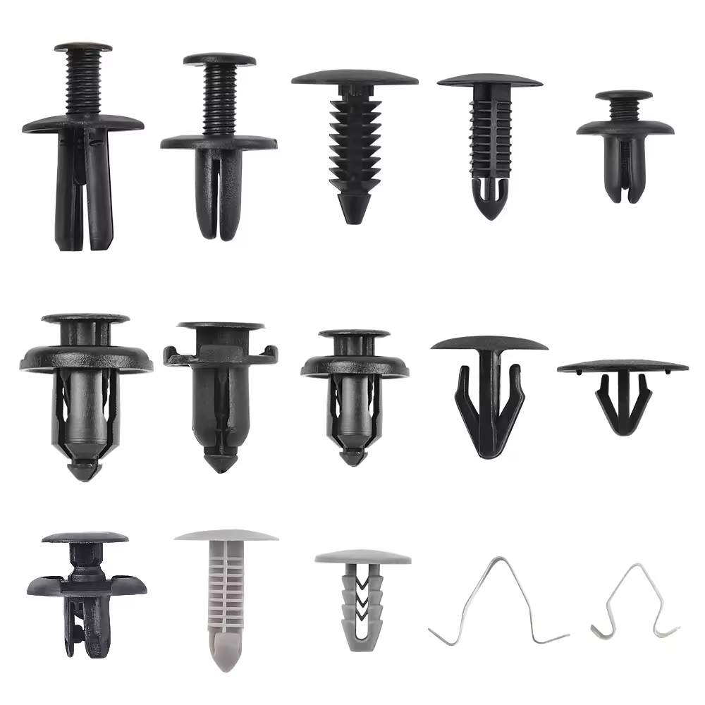 QGZ097 500pcs universal plastic clips fastener car bumper clips 50 bags/carton Fender Liner Clip for Honda Civic Odyssey