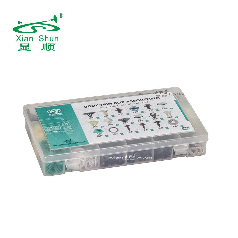 XianShun 568pcs Assortment Kits Auto Fastener Clips For Hyundai TUCSON 2016~2021 Universal Car Repair Assorted Kit