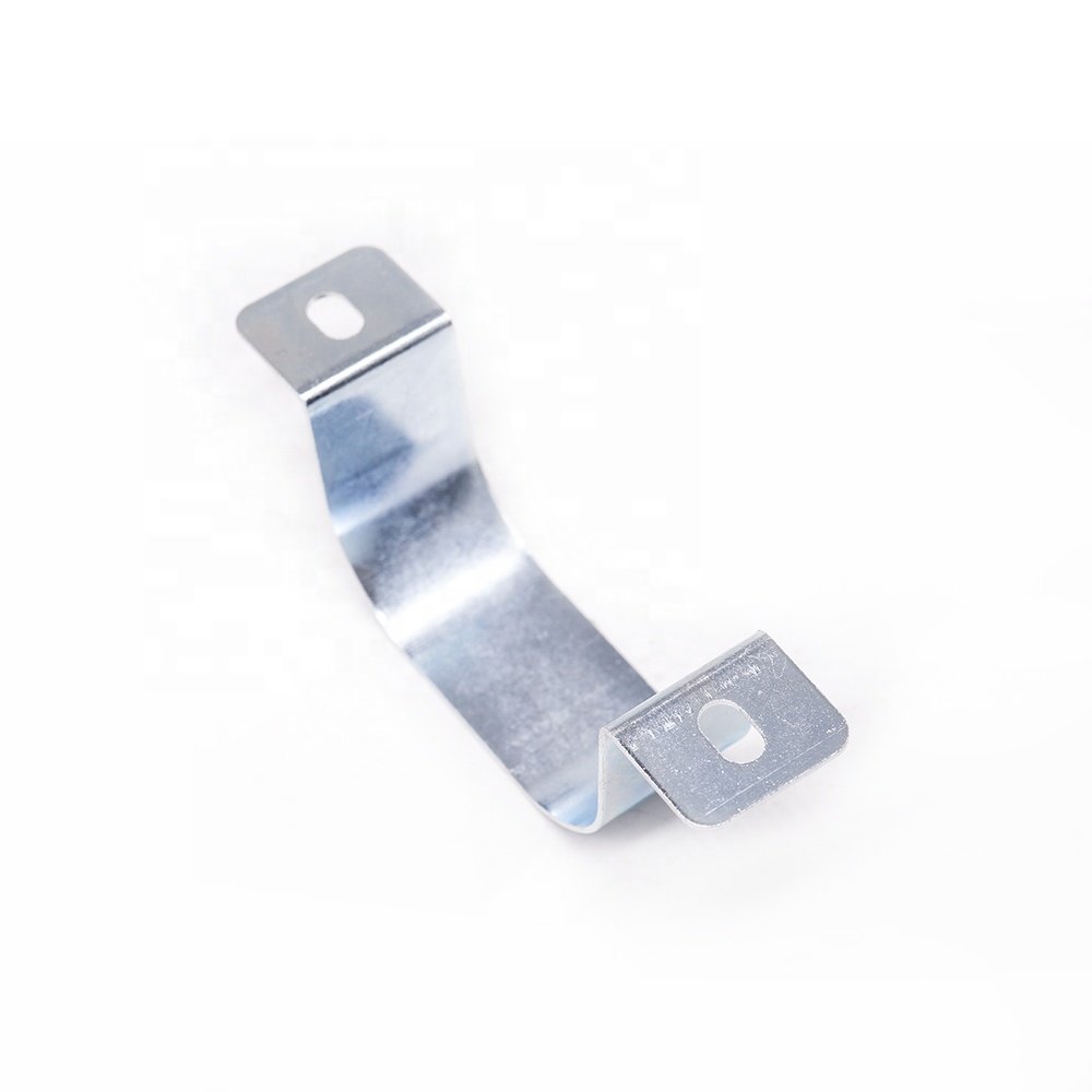 custom galvanize steel r type pipe bolt clamp, pipe joint clamp, pipe clamp spring clip