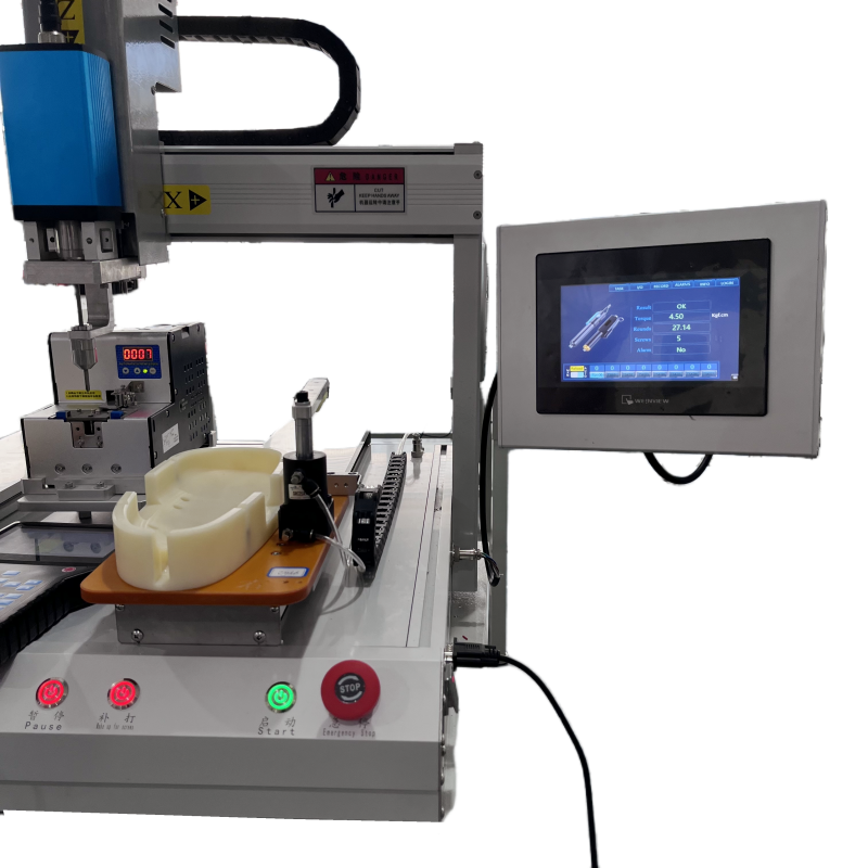 Servo motor screwdriver machine with feeder real-time torque display auto locking screw machine automatic screw assembly machine