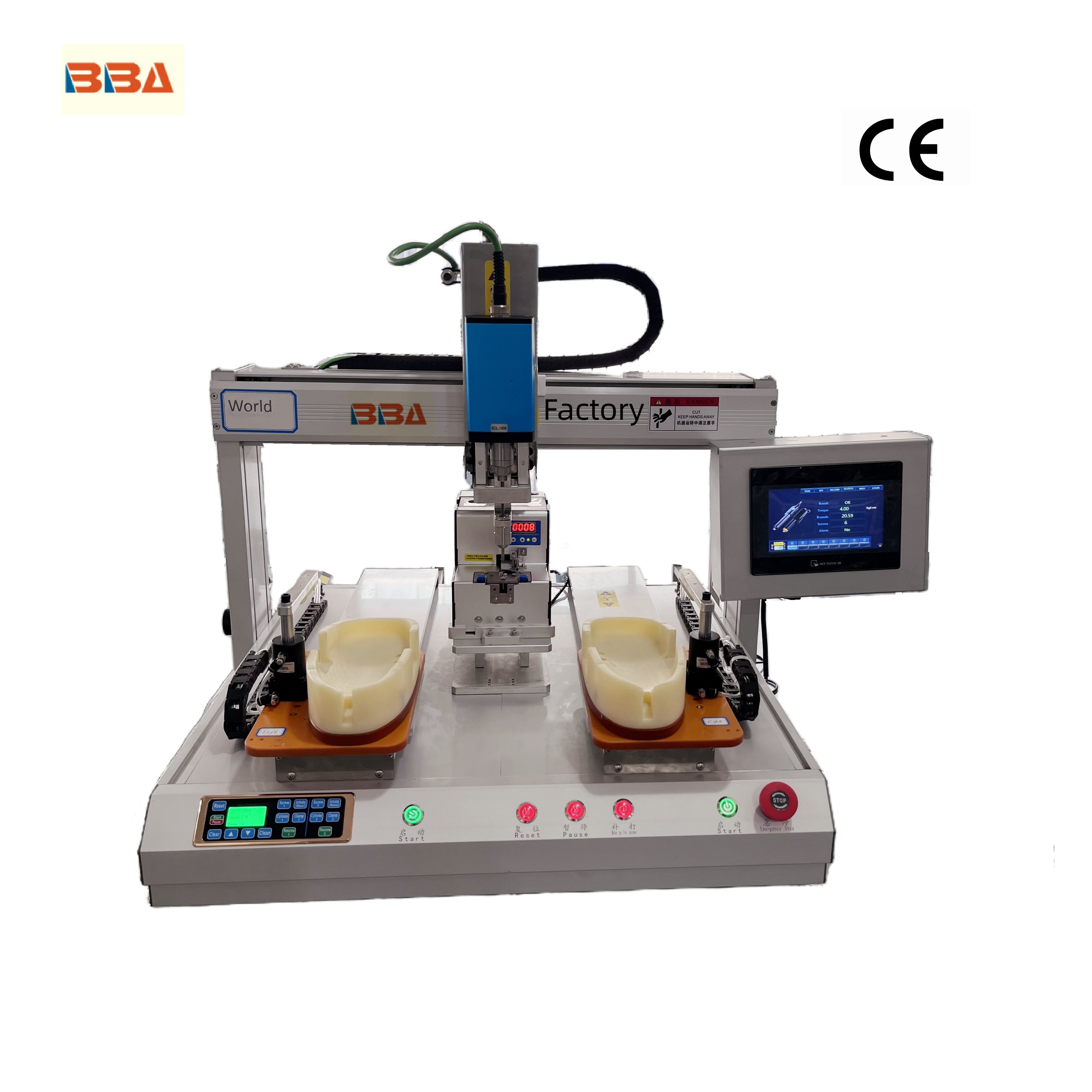 Servo motor screwdriver machine with feeder real-time torque display auto locking screw machine automatic screw assembly machine