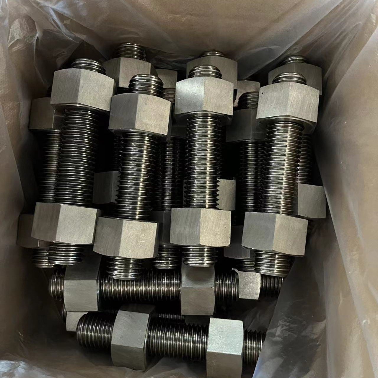 High Strength Fasteners A193 Grade B6 B8R Stud Bolt SS410 Stainless Steel UNS S31803