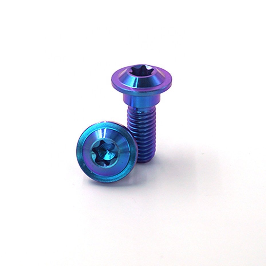 BST-TI M4 M5 M6 Titanium Gr5 Motorcycle Nuts and Bolts Stainless Steel Hex Head Bolts for Motorcycles