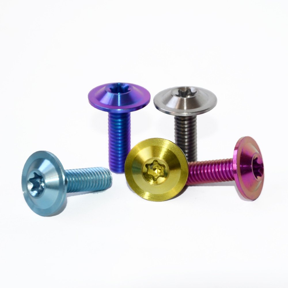 BST-TI M4 M5 M6 Titanium Gr5 Motorcycle Nuts and Bolts Stainless Steel Hex Head Bolts for Motorcycles