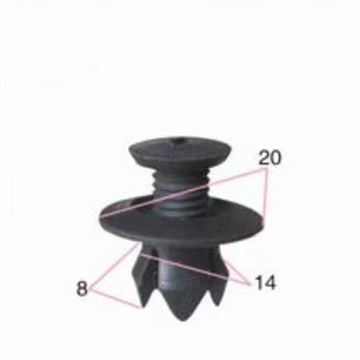 Factory Direct Sales of Various Car Clips, Short Threaded Car Plastic Rivet Door Buckles YT0184