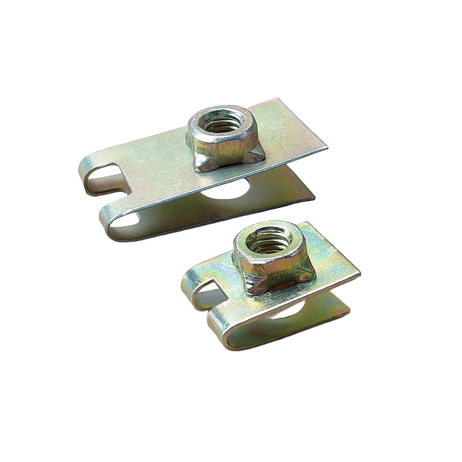 Auto fasteners car body door trim panel fixed screw gasket U clip retainer Spring U Shape Lock Nut U Clip Nut