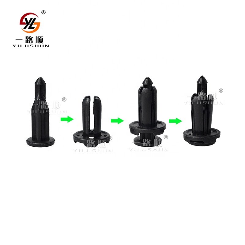 B13 500Pcs/Bag plastic auto buttons snap head rivet push pin rivets car door trim panel clips 63848-9E001