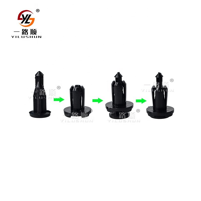 B08 500Pcs/Bag Auto parts manufacturers auto snap fasteners china auto clips plastic fastener push type