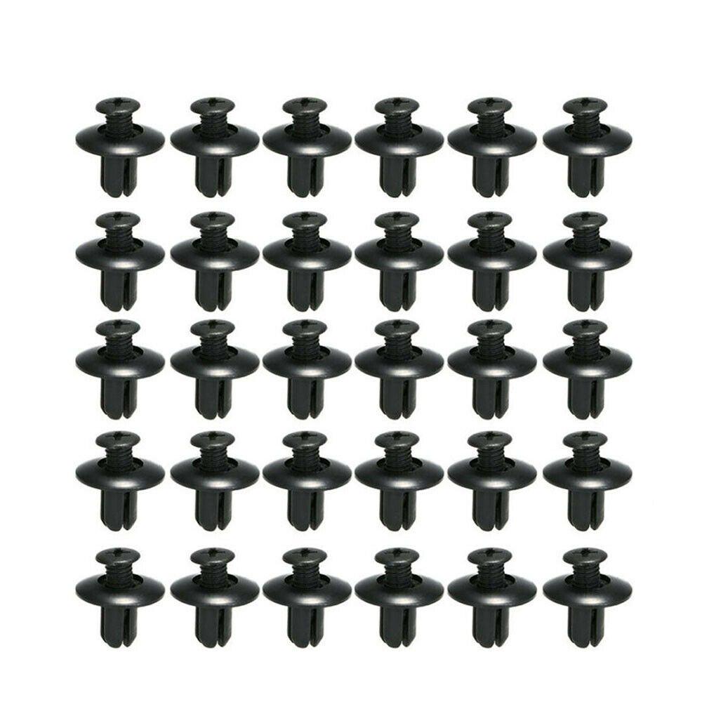 6 Size 190Pcs Auto Fastener Clips Vehicle Retainer Rivet Door Panel Fender Liner Bumper Fender Trim Plastic Mixed Car Clips