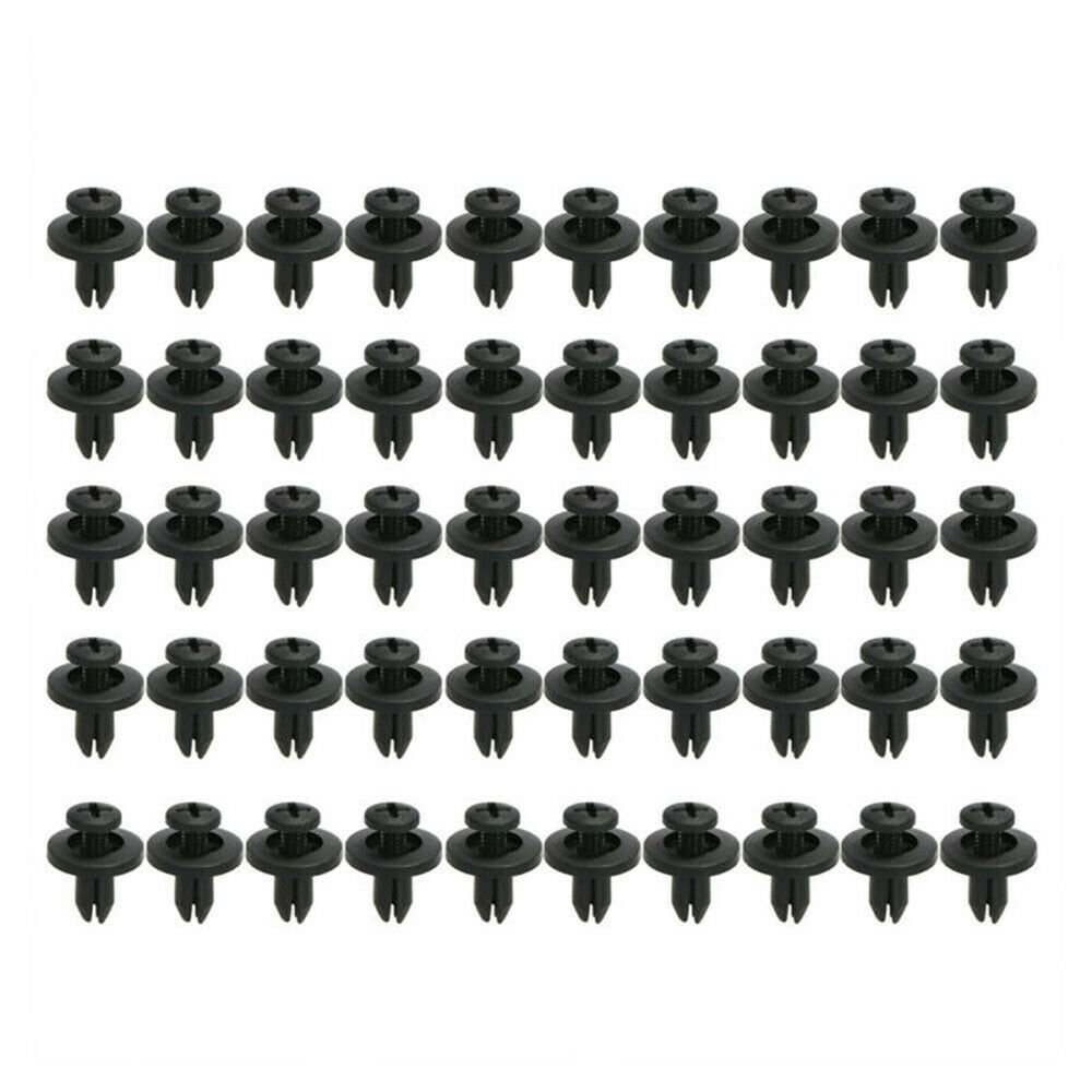 6 Size 190Pcs Auto Fastener Clips Vehicle Retainer Rivet Door Panel Fender Liner Bumper Fender Trim Plastic Mixed Car Clips