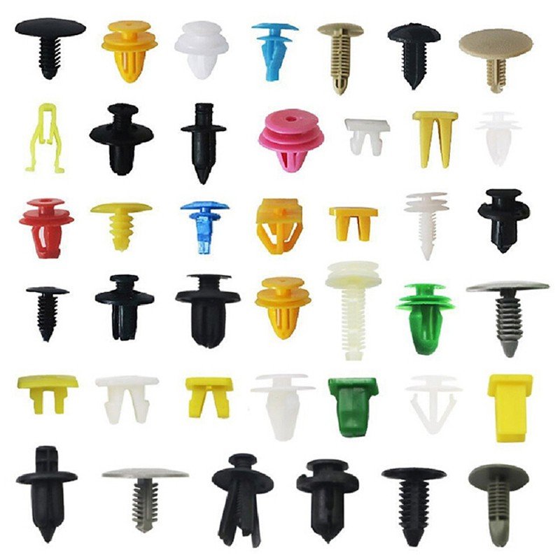 Fender Trim Panel Bumper Shield Retainer Fastener Nylon Replaces Nissan OEM 01553-09321 Compatible With MR328954