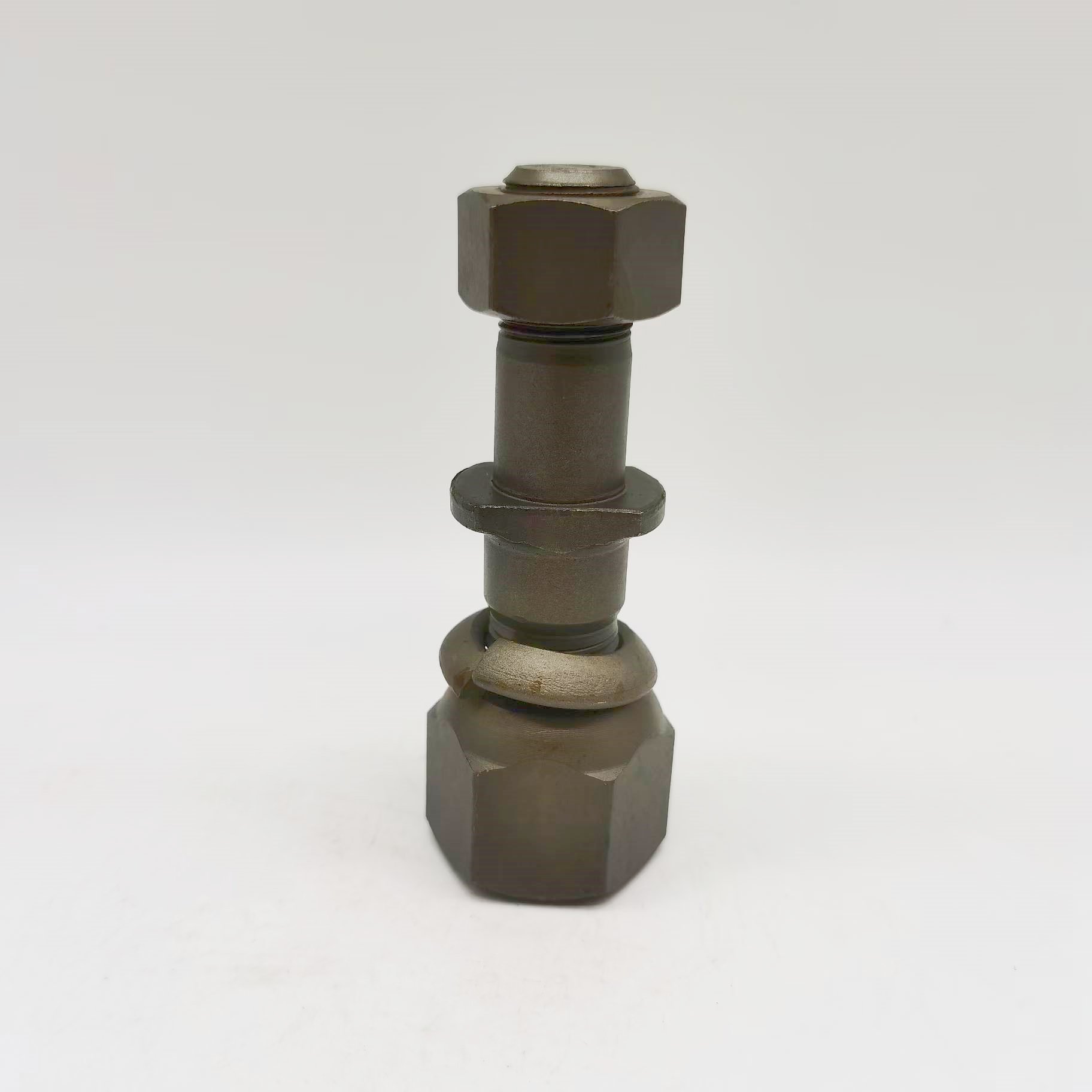 Wheel Bolt with Washer M24*2.5/M22*1.5*102mm for 5 ton Heavy Duty Trucks HD Series