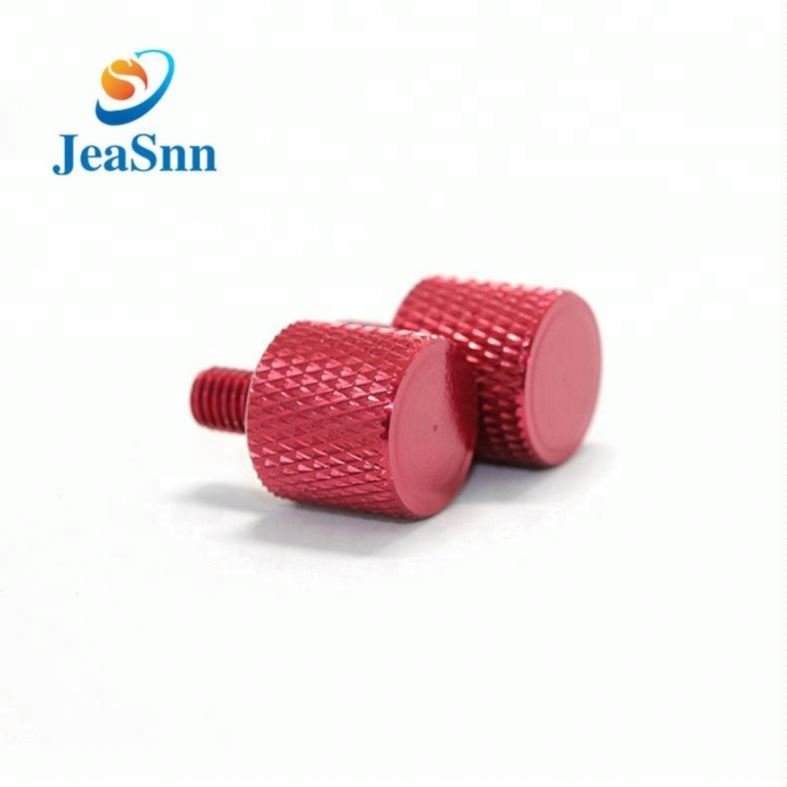 Small Long Metric Threaded Captive Knurled Head Thumb Screw Bolts Brass Aluminum Stainless Steel Shoulder Black Flat Thumb Screw