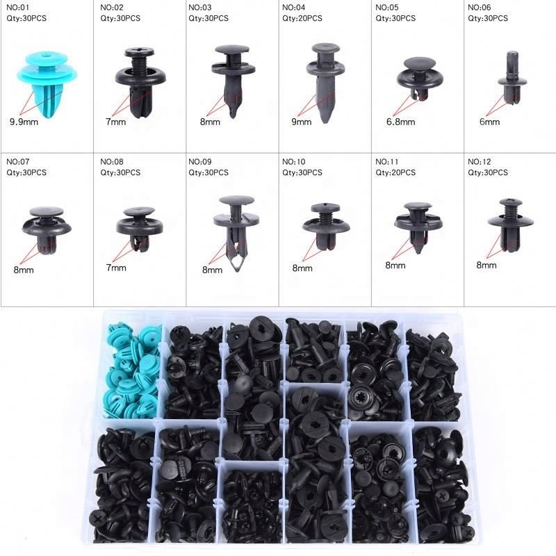 Yellow Color Automotive Car Garnish Clip and Fastener