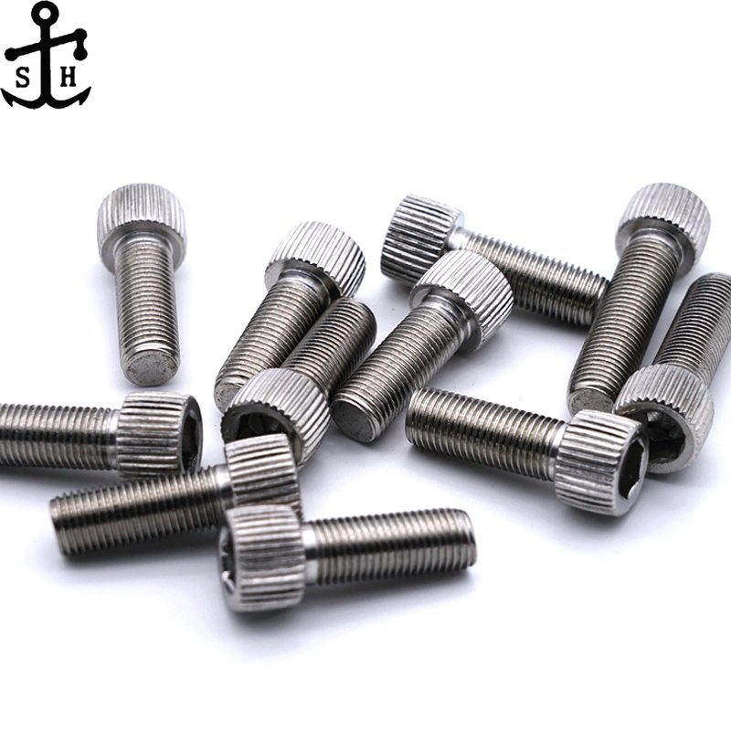 Stainless Steel ISO4762 DIN912 SS 304 316 Factory Outlet Allen bolt A2 A4 Hex socket head cap screws with or without knurling