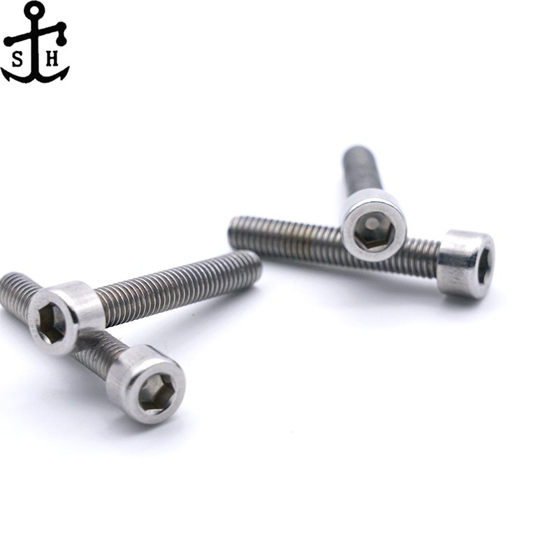 Stainless Steel ISO4762 DIN912 SS 304 316 Factory Outlet Allen bolt A2 A4 Hex socket head cap screws with or without knurling