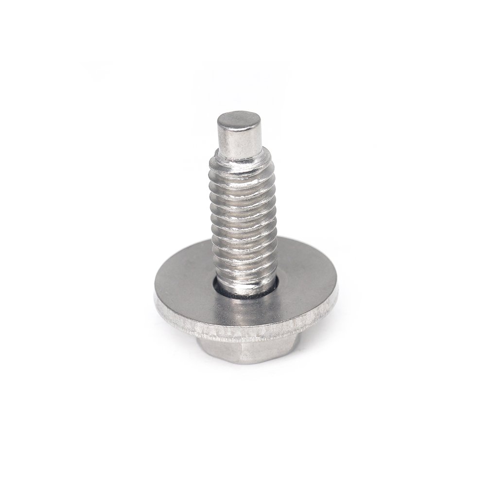 OEM factory customized high quality fasteners stainless steel bolts with washers for auto parts
