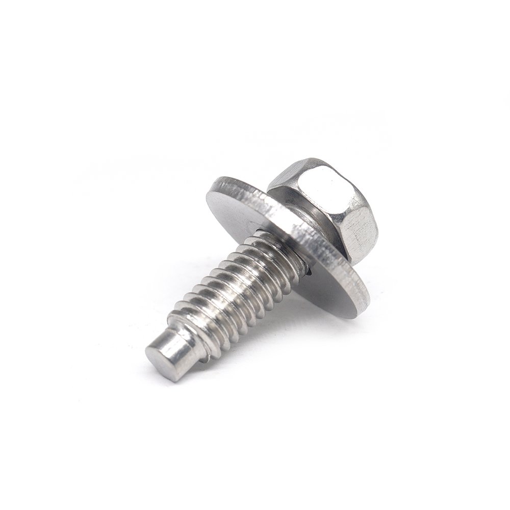 OEM factory customized high quality fasteners stainless steel bolts with washers for auto parts