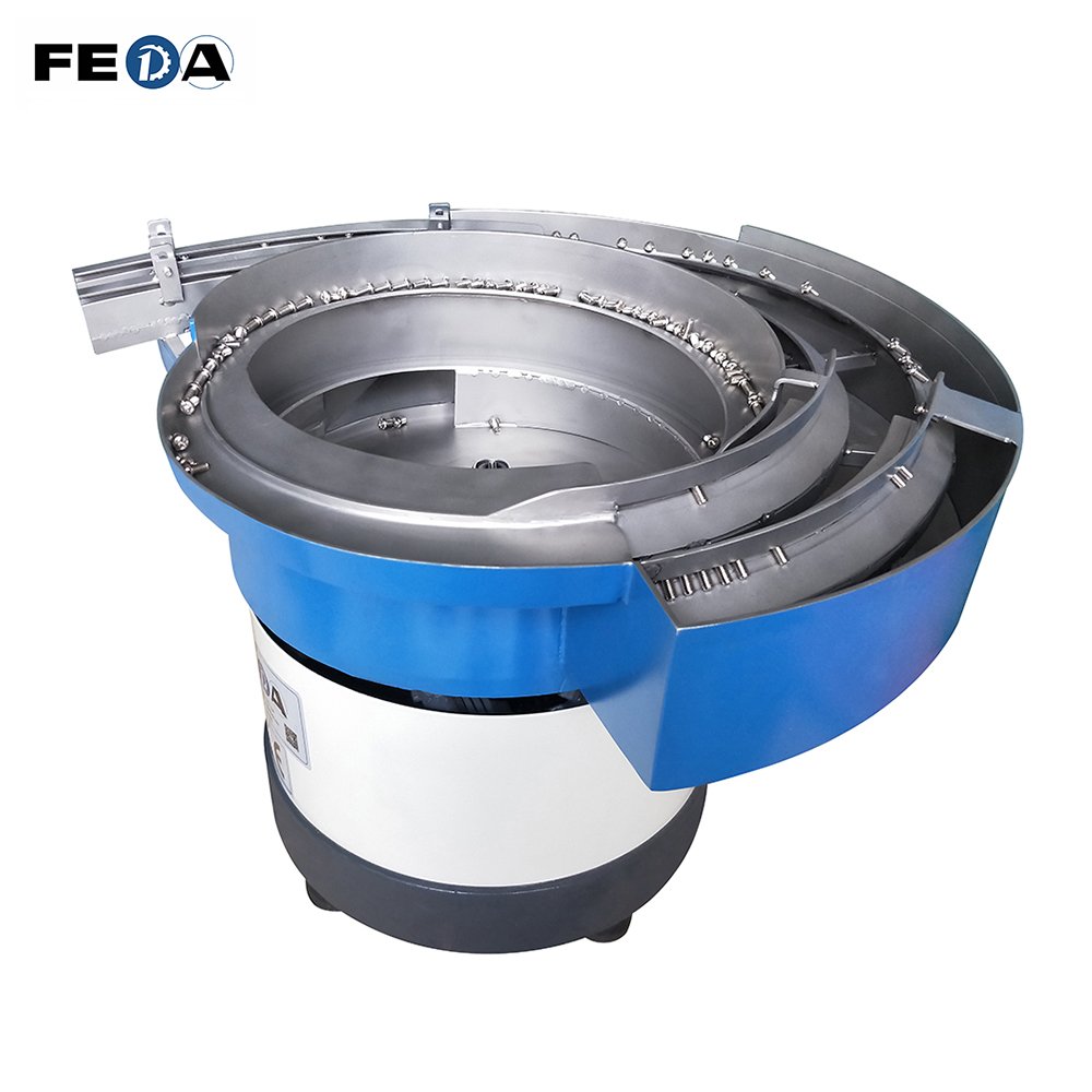 FD-VB FEDA Auto Feeder Vibration Bowl Feeding Bowl for Auto Bolt Making Machine Visualized Vibrating Plate Vibratory Bowl Feeder