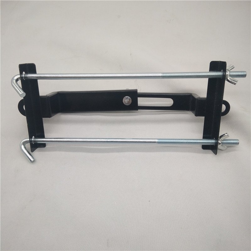 Auto Spare Parts Universal Black Silver Metal Car Battery Fastener Bracket Holder