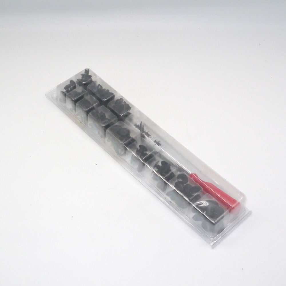 Wheelsky Auto Fastener Clip Plastic Clips Rivets Bumper Kits 72pcs Universal Push Pin Retainer Kit with Removal Tool