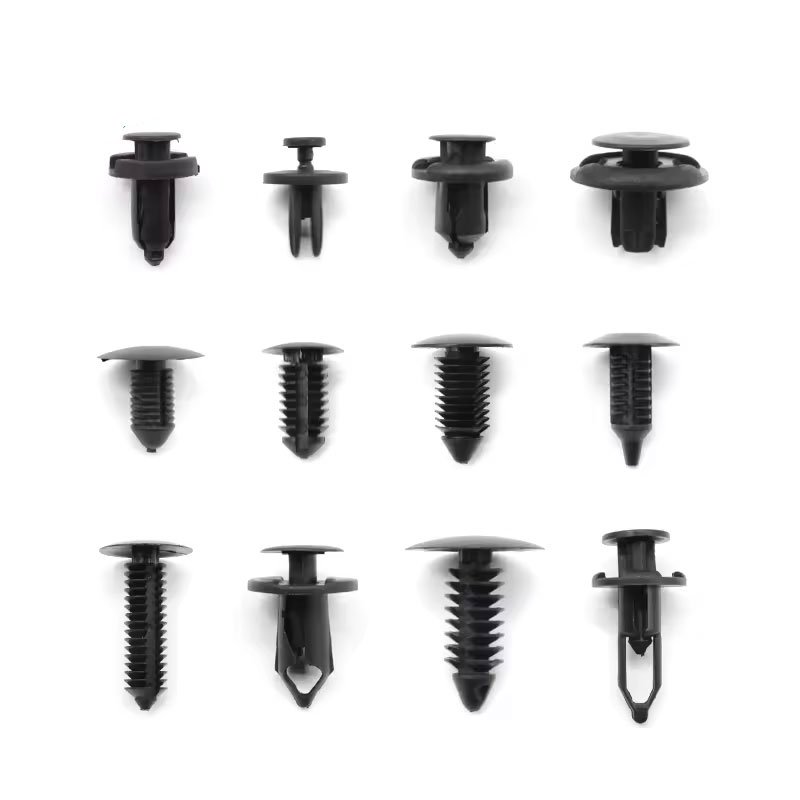 Wheelsky Auto Fastener Clip Plastic Clips Rivets Bumper Kits 72pcs Universal Push Pin Retainer Kit with Removal Tool