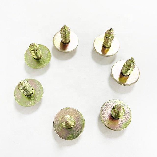 Dawoo Metal Fastener Clips Retainer M8-1.20*24mm Hex Head SEMS 24mm Outside Dia. Phosphate Screws