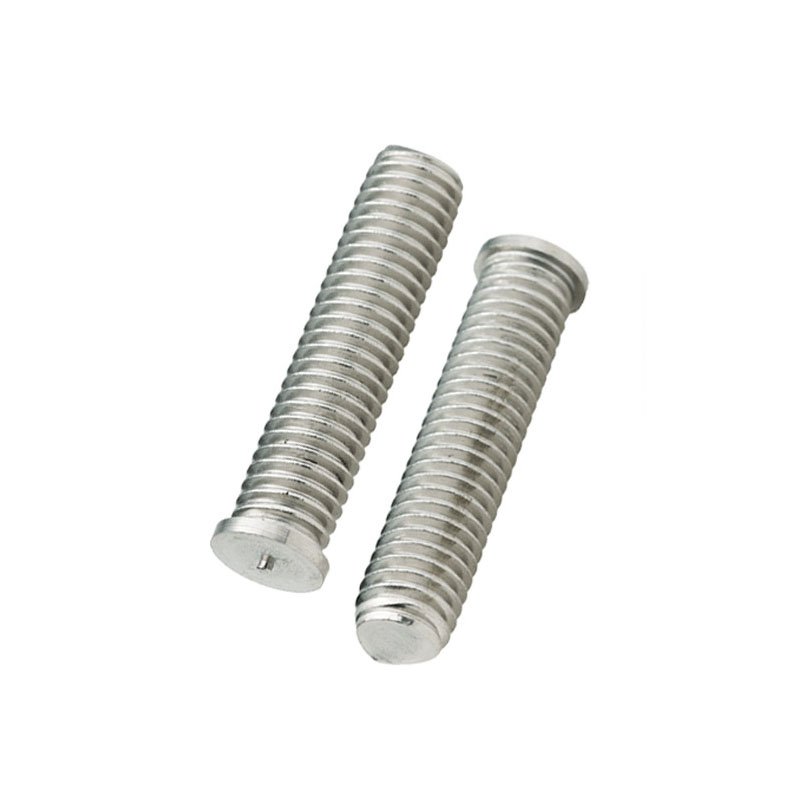 Carbon Steel Stainless Steel 304 Plain Solid Headless PT Thread Capacitor Discharge Spot Welding Stud for Electronics Industry