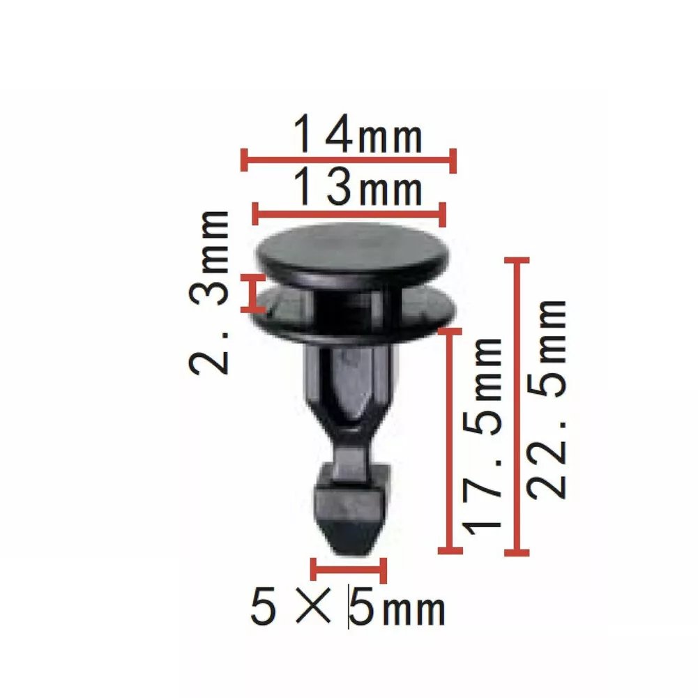 10 Pcs Car Engine Bulkhead Cover Striker Retainer Clips for Hon Da