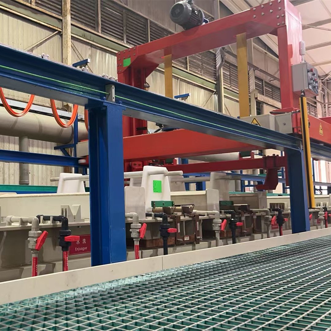 Automated Electroplating Line Galvanized Zinc Metal Machinery Factory Price OEM