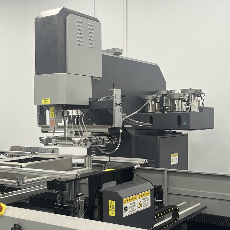 Automatic fastening riveting system full automatic rivet machine with top and bottom feeding