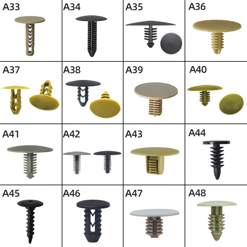A198 Practical nylon retaining top ceiling clips can be used automobile
