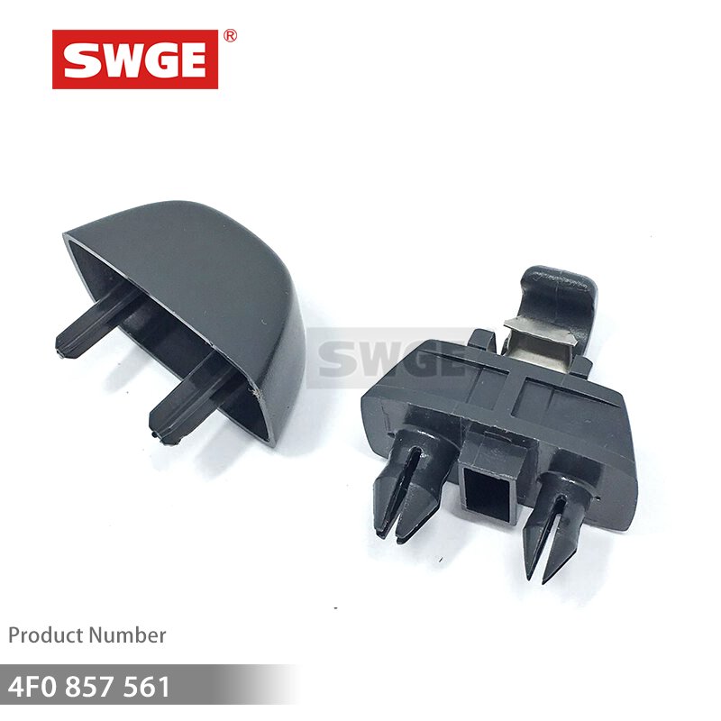 4F0857561 1Set Sun Visor Clip Interior Sun Visor Hook Clip Bracket for Audi A6C6 2005-2008 4F0 857 561
