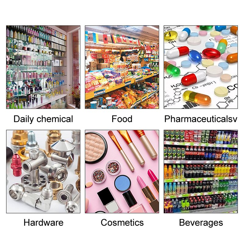 2024 Commercial Industrial Container Bottom sticker Machine CE Automatic Flat Bottle Surface boxes Top Labeling Machine For Sale
