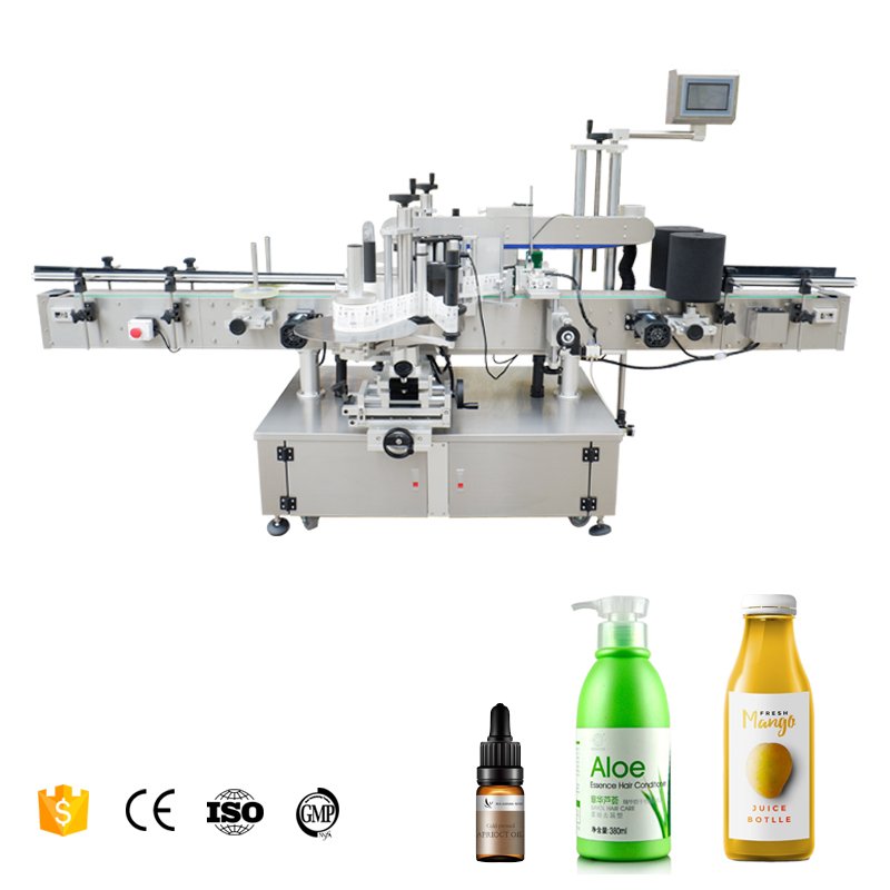 150ml 200ml HDPE Plastic Lotion Flat Body Bottle Square-shaped High Speed Labeling Machine