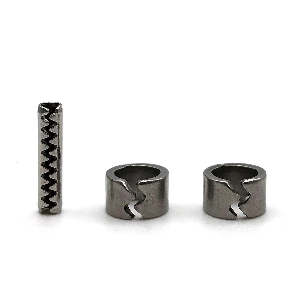 Professional Manufacturer Light Type / Heavy Type 304 Stainless Steel Tooth Slotted Spring Pin Parallel Cylindrical Pin
