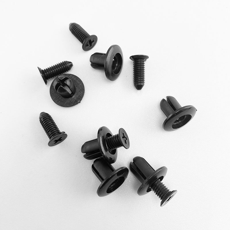 8mm Universal Nylon & POM Auto Rivet Fastener New Condition for Door Bumper Cover Fender Bumper Retaining Clip