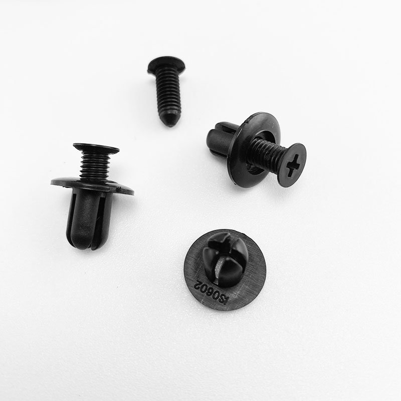 8mm Universal Nylon & POM Auto Rivet Fastener New Condition for Door Bumper Cover Fender Bumper Retaining Clip
