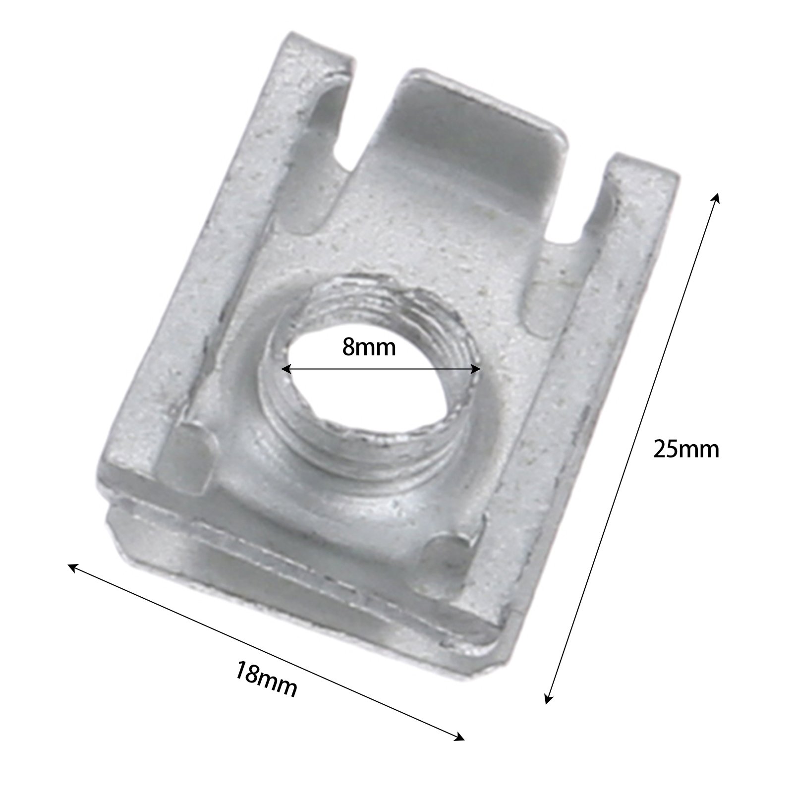 Auto Clips M5 M6 M8 For Car Motor Tread Panel Spire Nut Fairing Clip Fastener Speed Zinc Mounting Clam 6mm Tread Panel Spire