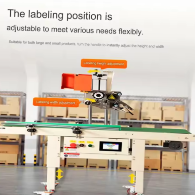 ic Flat Top And Bottom Surface Applicator Box Automatabeling Machine With Touch Screen Control