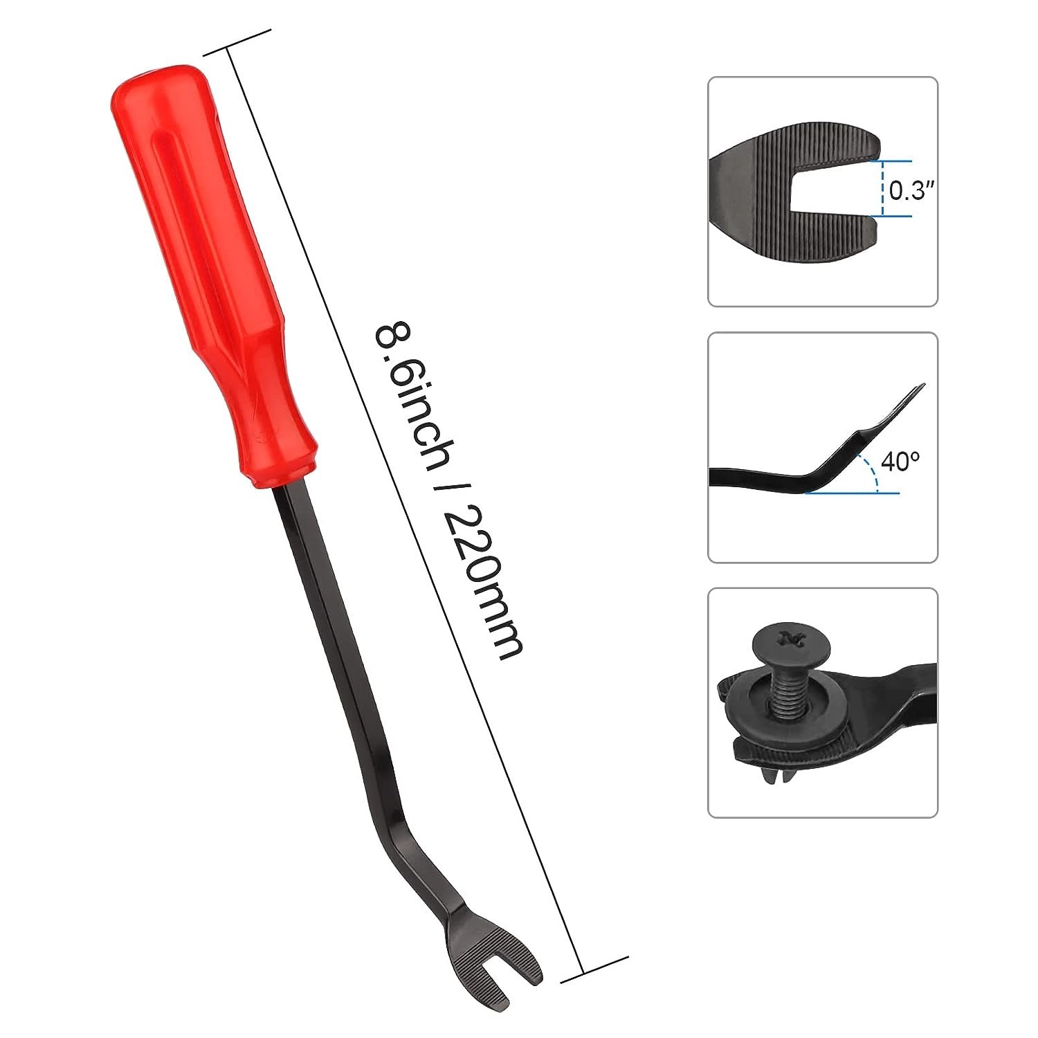 120PCS Universal Auto Plastic Car Clips & Fasteners For Bumper Push Retainer Trim Fender Door Panel Body