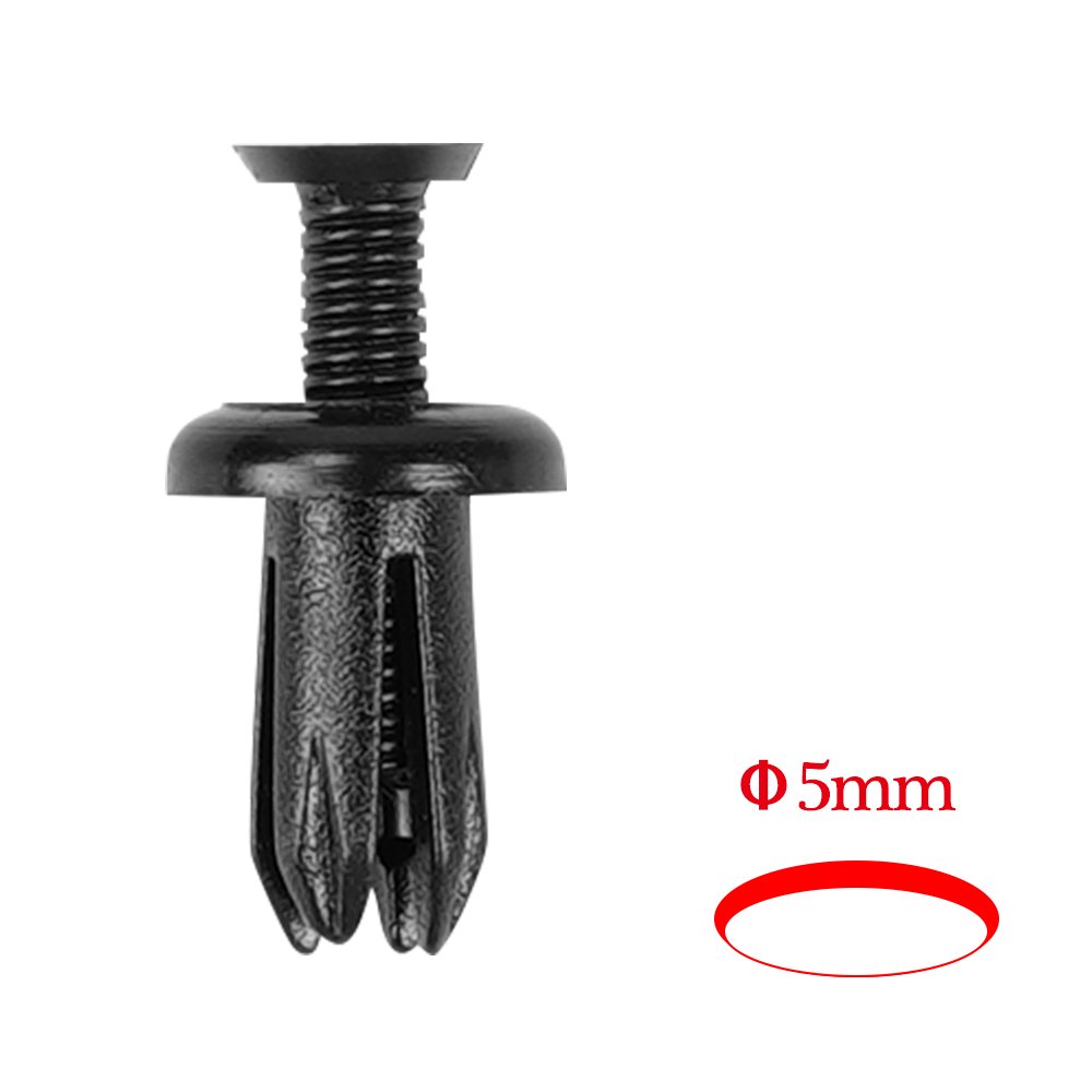 QGZ255 Auto Car Parts Nylon Rivet Door Panel Trim Fender Bumper Fastener Plastic Clips for Toyota