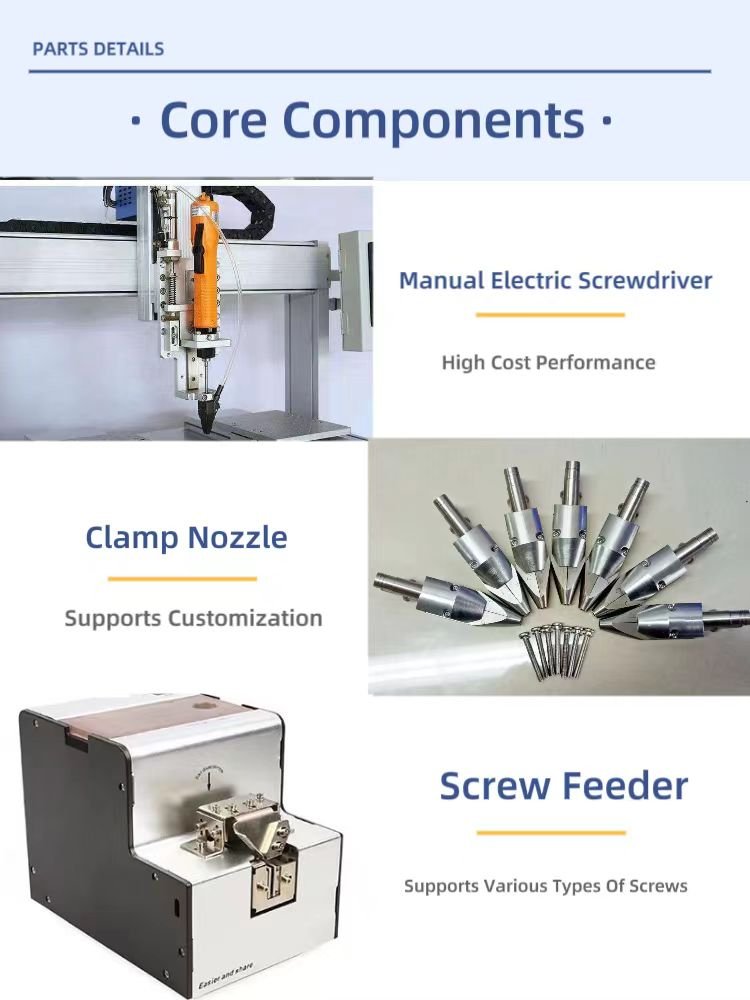 Automatic Assembly and Screwdriver Machine Screw Locking / Tightening Machine for Electric Parts / Automatic Assembly Line
