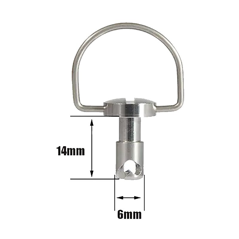 Motorcycle Tools 1/4 Turn Fast Fairing Fasteners Rotary Fairing Fasteners Titanium Dzus Fasteners
