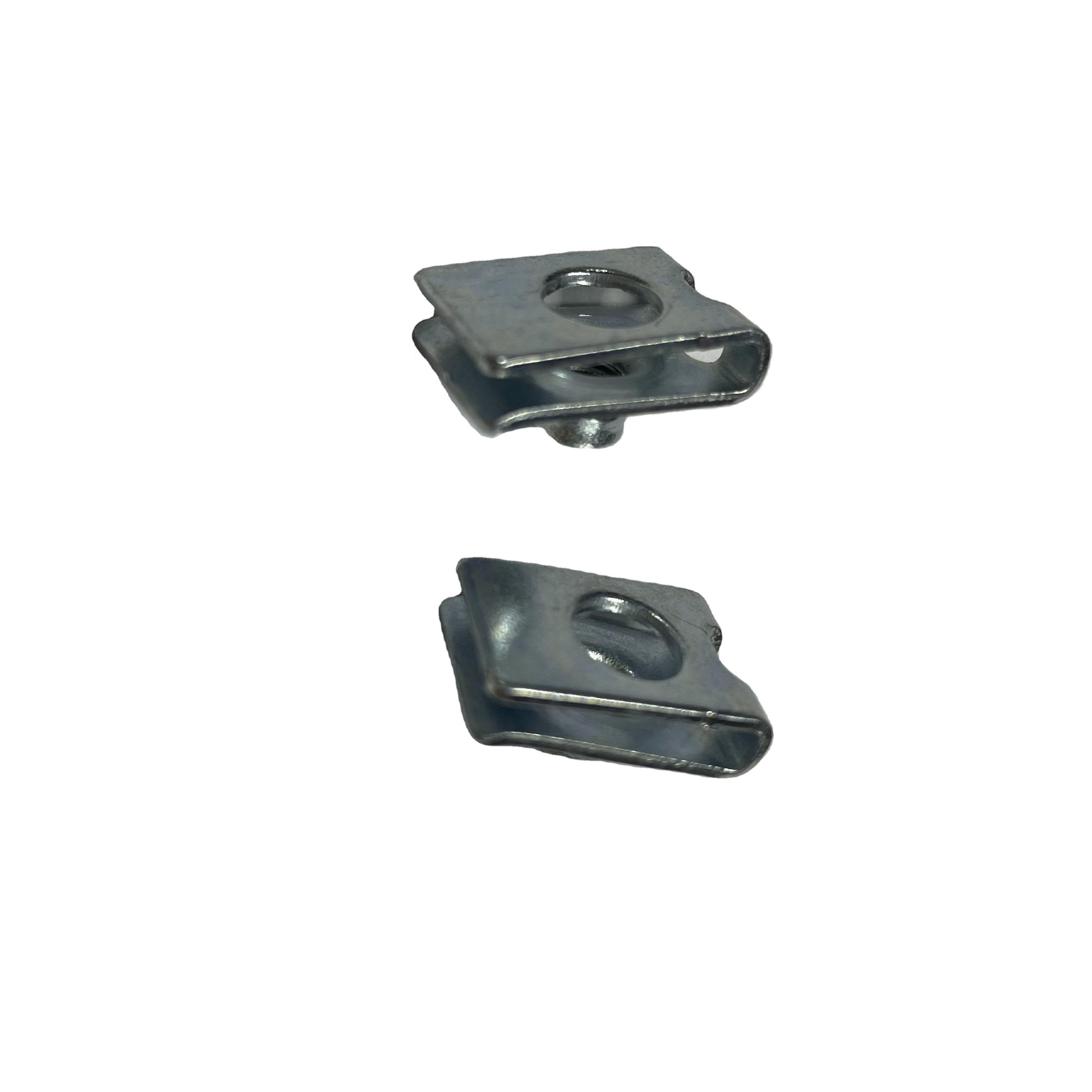 U Clips Nuts Extruded U Type Steel Fasteners Automotive Bumper Fender Pipe Clamp Screwed U Style Metal Clamp