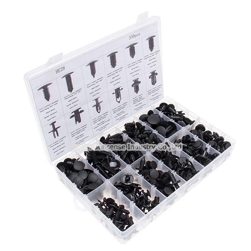 415 PCS Car Auto Push Pin Rivet Trim Clip Panel Body Interior Assortment Set Automotive Moulding Clips
