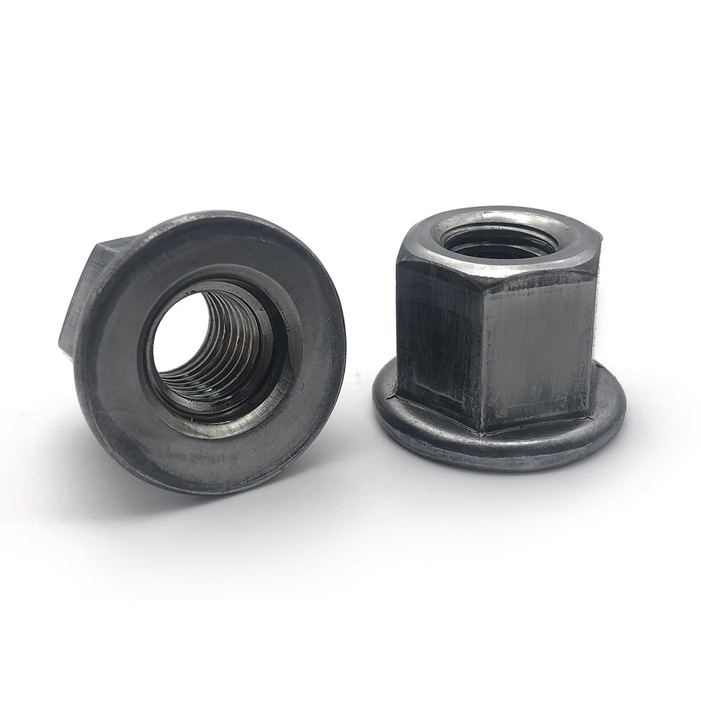 Custom Auto Parts M3 M5 M6 M8 Thin Plain Threaded Knurled Thumb Hexagon Barrel Brass Stainless Steel Insert Flange Lock Hex Nuts