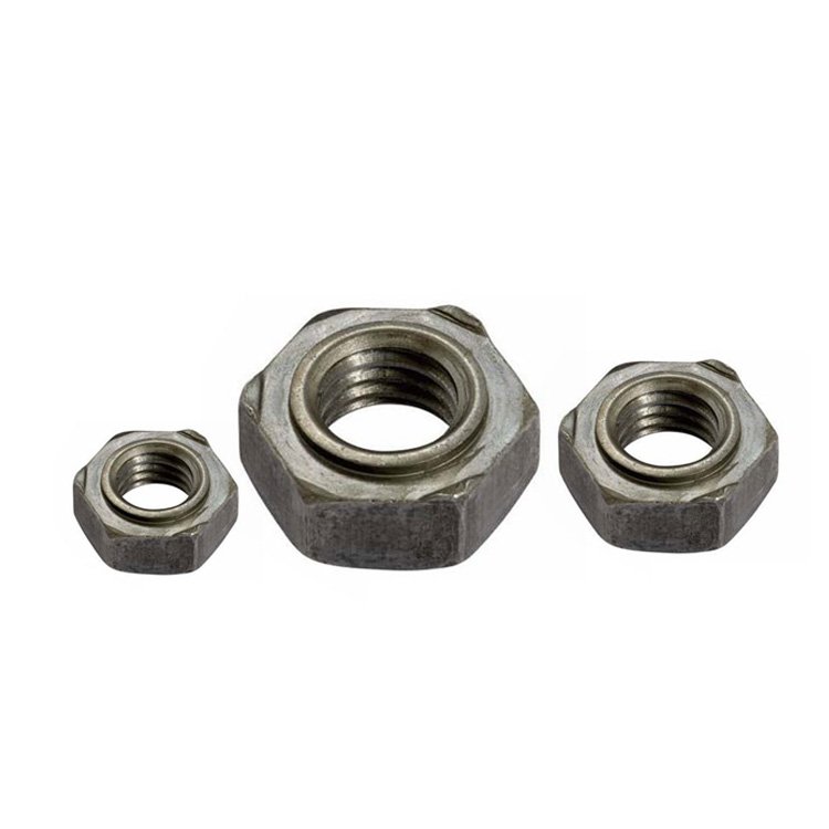 Custom Auto Parts M3 M5 M6 M8 Thin Plain Threaded Knurled Thumb Hexagon Barrel Brass Stainless Steel Insert Flange Lock Hex Nuts